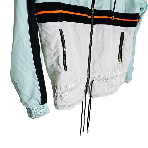 PE Nation Man Up Windbreaker Jacket Blue XS Activewear Athleisure Street Style - Picture 6 of 12